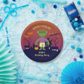 ハロウィーン衣装ボーイ誕生日パーティー ペーパープレート (パーティー)