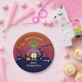 ハロウィーン衣装ボーイ誕生日パーティー ペーパープレート (パーティー)