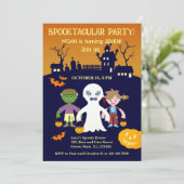 ハロウィーン衣装ボーイ誕生日パーティー 招待状 (スタンド正面)