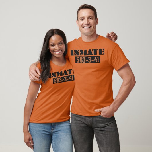 ハロウィーン被収容者の刑務所仮装の子供男性女性 Tシャツ (ユニセックス)