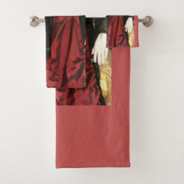 ハロウィーン装飾ゴシック様式のヘッドレスレディ バスタオルセット