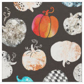 ハロウィーン装飾用かぼちゃ模様 ファブリック (クローズアップ)