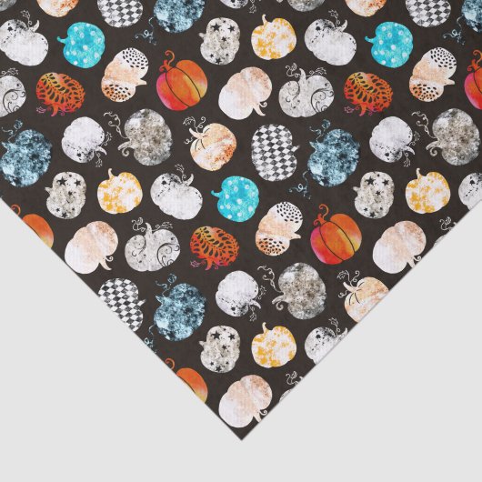 ハロウィーン装飾用かぼちゃ模様 薄葉紙 (詳細)