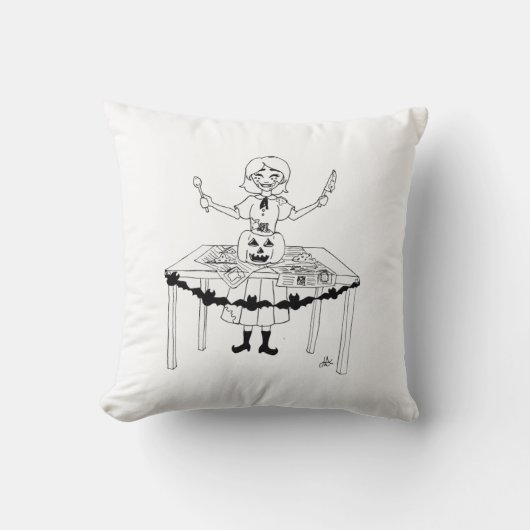 ハロウィーン装飾用クッション クッション (正面)
