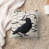 ハロウィーン装飾用クッション – レイベン クッション (ブランケット)