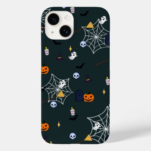ハロウィーン要素の電話ケース Case-Mate iPhoneケース (裏面)