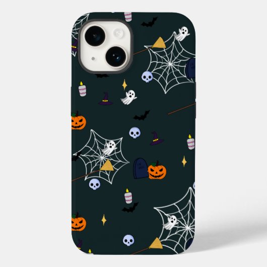 ハロウィーン要素の電話ケース Case-Mate iPhoneケース (裏面)