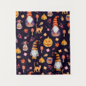 ハロウィーン要素を使用したヴィンテージのシームレスなパターン。  タペストリー (正面)