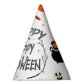 ハロウィーン要素ヴィンテージセットデザイン パーティーハット (右)