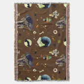 ハロウィーン要素 スローブランケット (正面縦)