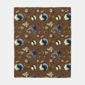 ハロウィーン要素 フリースブランケット (正面)