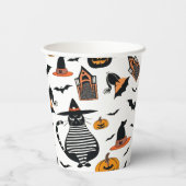 ハロウィーン要素 紙コップ (裏面)