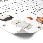 ハロウィーン言わないベビーポスター ポスター (角)