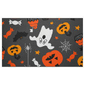 ハロウィーン記号パターン ファブリック (ファットクォーター)