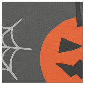 ハロウィーン記号パターン ファブリック (クローズアップ)