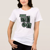 ハロウィーン記号付きスタンプ トライブレンドＴシャツ (正面)