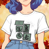 ハロウィーン記号付きスタンプ トライブレンドＴシャツ