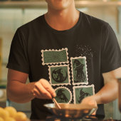 ハロウィーン記号付きスタンプ Tシャツ