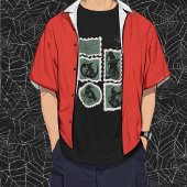 ハロウィーン記号付きスタンプ Tシャツ