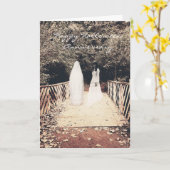 ハロウィーン記念日バース付きブリッジカード カード (黄色い花)