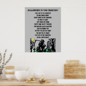 ハロウィーン詩の墓地 ポスター (キッチン)