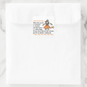 ハロウィーン詩 スクエアシール (バッグ)