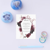 ハロウィーン詳細カード |予算 チラシ (シングル)