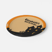 ハロウィーン誕生パーティー ペーパープレート (アングル)