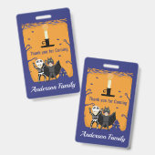 ハロウィーン誕生日ありがとう バッジ (正面＆裏面)