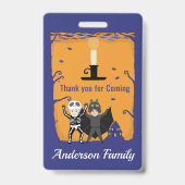 ハロウィーン誕生日ありがとう バッジ (裏面)