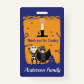 ハロウィーン誕生日ありがとう バッジ (裏面)