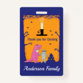 ハロウィーン誕生日ありがとう バッジ (裏面)