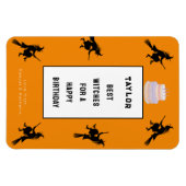 ハロウィーン誕生日おもしろいカスタマイズ マグネット (横)