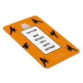 ハロウィーン誕生日おもしろいカスタマイズ マグネット (右側)