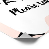 ハロウィーン誕生日お願い1つの好意サインを取る ポスター (角)