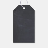 ハロウィーン誕生日と幽霊こうもりスカル&キャンディ ギフトタグ (裏面)