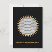 ハロウィーン誕生日キッズコスチュームパーティの招待状 招待状 (裏面)