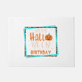 ハロウィーン誕生日ギフトシャツ、ハロウィーン誕生日 ドアマット