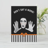 ハロウィーン誕生日サプライズパーティー 招待状 (スタンド正面)