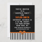 ハロウィーン誕生日サプライズパーティー 招待状 (裏面)