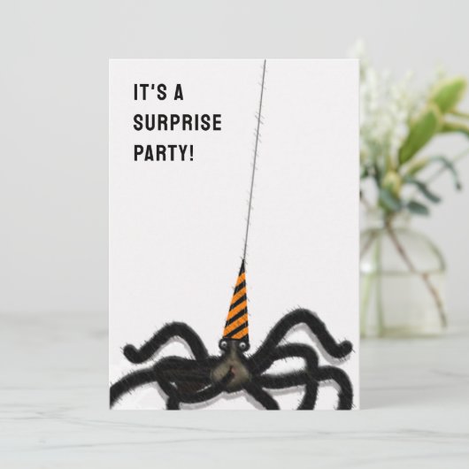 ハロウィーン誕生日サプライズパーティー 招待状 (スタンド正面)