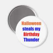 ハロウィーン誕生日サンダー マグネット (正面/裏面)