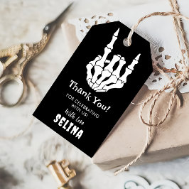 ハロウィーン誕生日スケルトンハロウィーン ギフトタグ