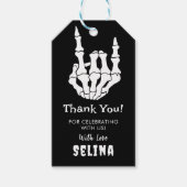 ハロウィーン誕生日スケルトンハロウィーン ギフトタグ (正面)