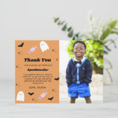 ハロウィーン誕生日スポオクタキュラーサンキューカード サンキューカード (スタンド正面)