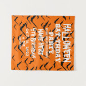 ハロウィーン誕生日パーティーお祝い タペストリー (正面(横))