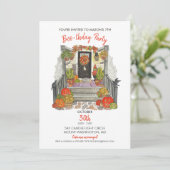 ハロウィーン誕生日パーティーの招待状 招待状 (スタンド正面)