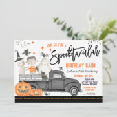 ハロウィーン誕生日パーティーの招待状、 招待状 (スタンド正面)