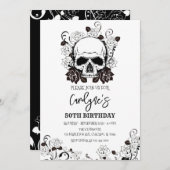 ハロウィーン誕生日パーティーの招待状 招待状 (正面/裏面)