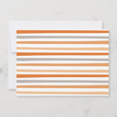 ハロウィーン誕生日パーティーの衣装キッズ 招待状 (裏面)